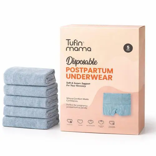 tufinmama postpartum boyshort underwear (5pcs)